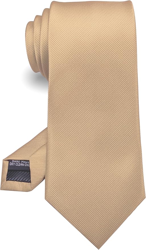 RBOCOTT Solid Color Tie Formal Necktie for Men