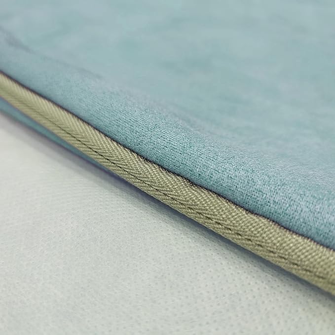 NGT new guide steps Yoga Bolster Pillow for Meditation and Support - 20"*12"*6" Rectangular Yoga Cushion Foam Wedges Washable Suede Pillowcase for Men and Women with Carry Handles. (Green)