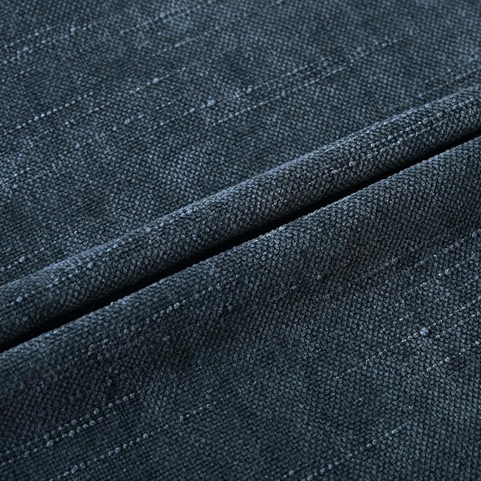 Set of 4 Soft Textured Decorative Throw Pillow Covers 20x20 Inch Cozy Farmhouse Cushion Cover Square Accent Pillow Cases for Bed Couch Sofa Living Room, Grey Blue