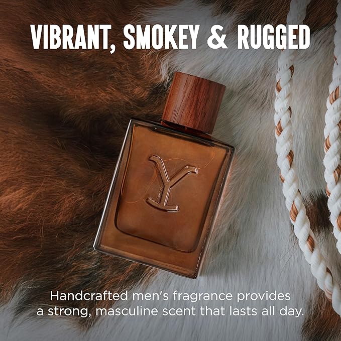 Tru Fragrance Beauty Yellowstone Ride Men's Cologne, 3.4 fl oz (100 ml) - Vibrant, Smokey, Rugged