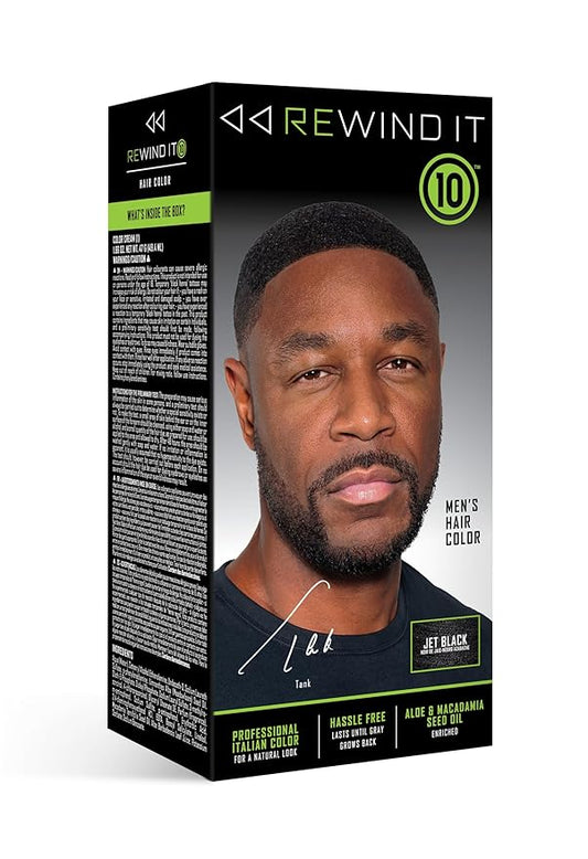 REWIND IT 10 Jet Black Men's Hair Color