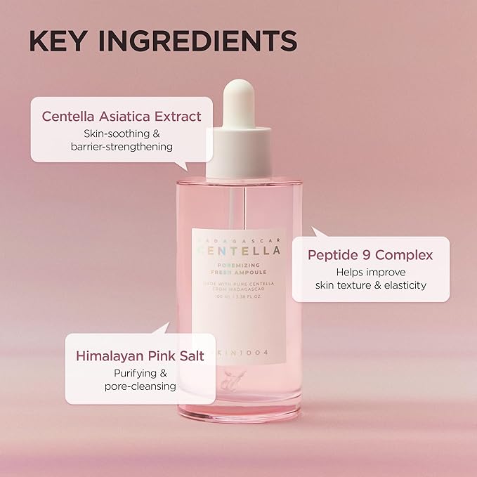 SKIN1004 Madagascar Centella Poremizing Fresh Ampoule 3.38 fl. oz(100ml) | Soothing Hydration | Oily Combination Skin