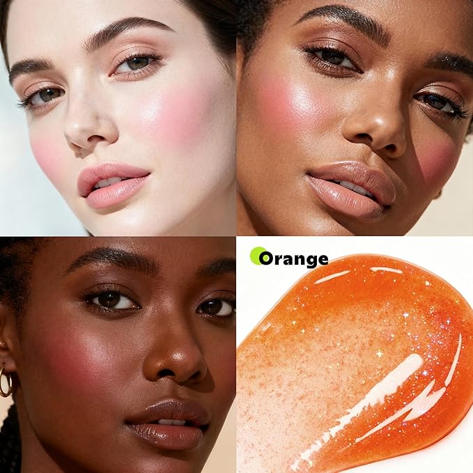 Glam Code Lip Gloss Set – Color-Changing Lip Gloss for Daily Glow – Glossy Lip Oil with Vitamin E & Shea Butter for Deep Hydration Lightweight, Non-Sticky & Sensitive Skin Friendly