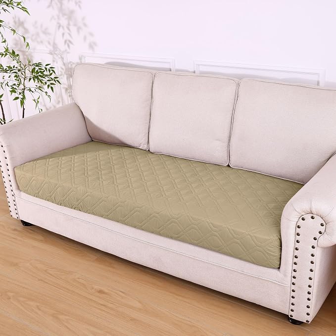 Waterproof Dog Bed Blanket - Soft Pet Blanket & Sofa Cover for Dogs | Reversible Washable Furniture Protector, Couch Covers for Pets (40x70 Inch, Taupe/Taupe)