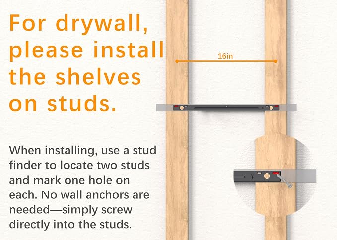 BAYKA Rustic Brown Floating Shelves 22.5in, 3 Pack, Wall Mount Wood Shelf | Easy Install, 22lbs Max Load, Hidden Bracket, for Bathroom Bedroom Kitchen Display Storage Decor, Multi-Wall Compatible
