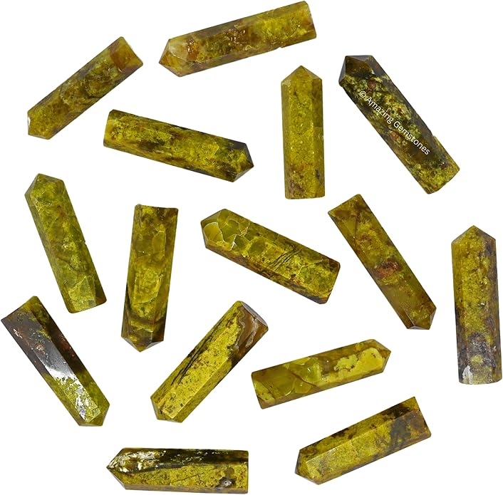 Amazing Gemstone Crystal Points Bulk Healing Crystals & Stones - Premium Single Terminated Healing Wand Point Bulk Crystals for Crafts, Crystal Grid, DIY Work