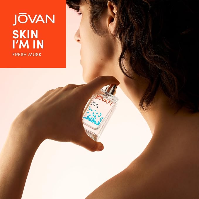 Jovan Skin I'm In Eau de Parfum 1.7 fl oz (Pack of 1), Notes of Black Currant, Jasmine, and Musk, Unisex Fragrance, Long Lasting, Everyday Fragrance, Travel Size
