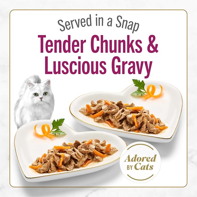 Fancy Feast Purina Petites Tender Beef Entree with Carrots in Gravy Gourmet Wet Cat Food - 2.8 oz. Tubs,(Pack of 24)
