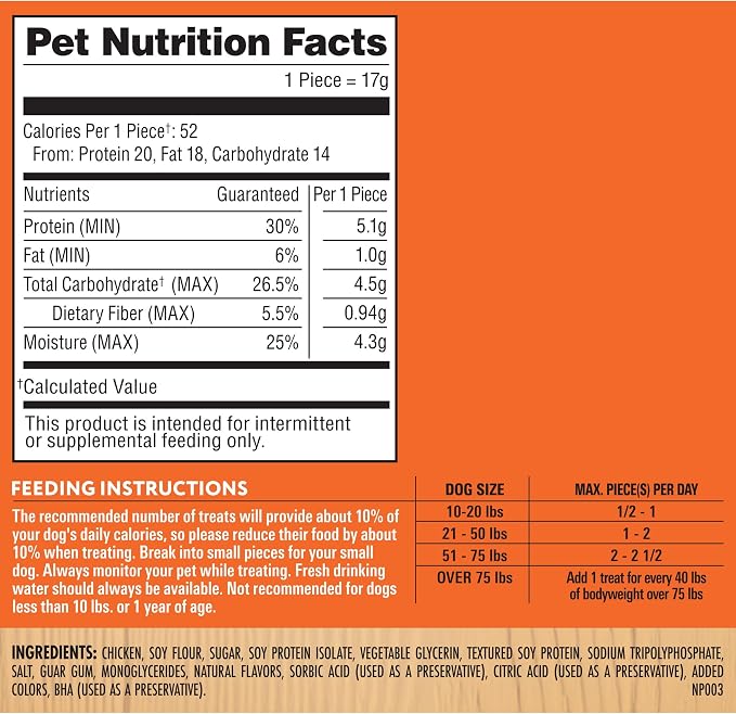 Milo's Kitchen Chicken Jerky Strips Dog Treats, 15 Ounce, (Pack of 4)