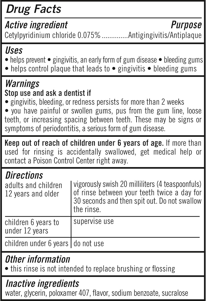 TheraBreath Plaque Control Pre-Brush Oral Rinse, Refreshing Mint Flavor, Antigingivitis and Antiplaque Rinse, Dentist Formulated, Alcohol Free, 16 Fl Oz (Pack of 2)