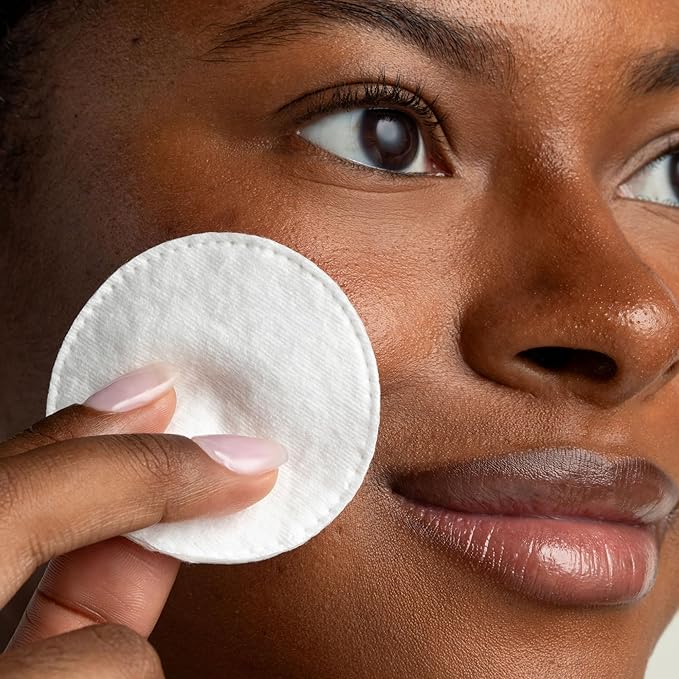 Cliganic Organic Cotton Rounds (500 Count) Makeup Remover Pads, Hypoallergenic, Lint-Free | 100% Pure Cotton (Packaging May Vary)