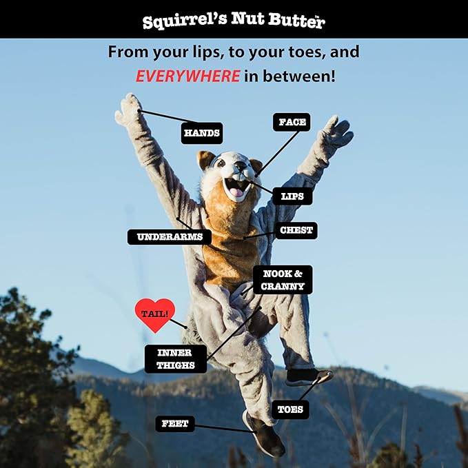 Squirrel's Nut Butter Anti Chafe Adventure Packet | Compact and All Natural Chafing & Skin Care for Athletes, Runners & Adventurers | Thighs, Arms, Pack Straps & More, Original, 9ml