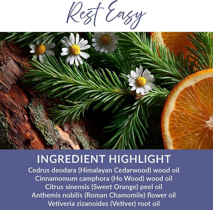 Essence Refresh Kit | Featured Blends Essential Oils | Aromatherapy Nasal Diffuser | Personal Scent Clip for Travel, Work & Everyday Use | Made in USA | Rest Easy | Bamboo/Glass Pod