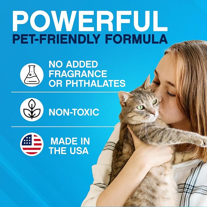Nonscents Cat litter Deodorizer - Odor Eliminator - 4 Pack | Extends Litter Lifespan, Reduces scooping, Fragrance-free, Unscented, Odor Neutralization, Long-lasting, Non-toxic