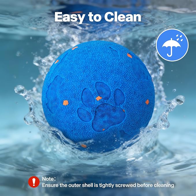Pet Prime Interactive Dog Ball Toy,Automatic Bouncing Ball with Motion Activated,Moving Dog Toy for Medium and Large Dogs,2 Play Modes for Mental Stimulation and Keep Them Busy