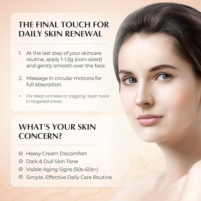 JEU'DEMEURE DermiShuttle Vivid Dynamic Cream with Peptides Moisturizer, Exosome 200,000ppm for Glowing, Deep Hydrating, Anti-Aging and Rich Texture, Suitable Korean skincare Anti-Aging 1.69 fl oz