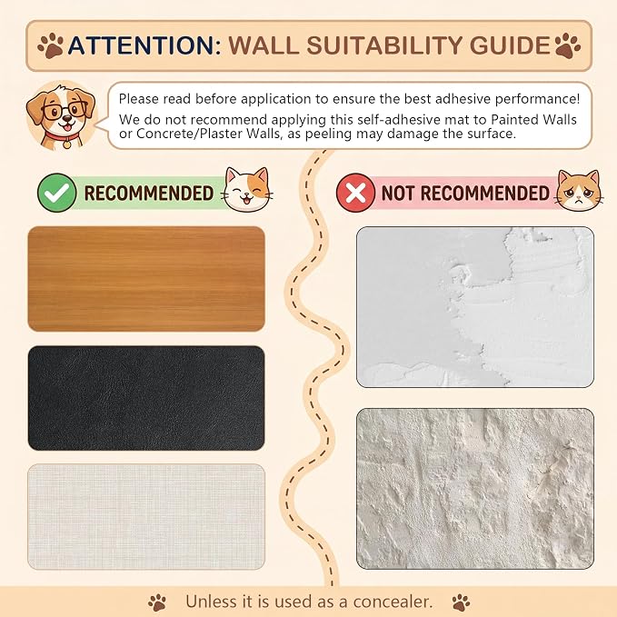 Cat Scratch Furniture Couch Corner Protector from Cat Claws, 78.7x15.8 Inch | Cat Wall Scratcher Mat with Catnip, Adhesive Cat Scratching Pads Renew Cat Stuff Sofa Tree Scratching Post Board Bed Tower