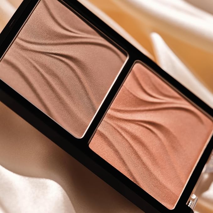 Catrice Butter Like Bronze & Contour Palette | 2-in-1 Ultra-Blendable Bronzer & Contour Duo | Buttery Powder Texture | Vegan & Cruelty Free (020 | Shape It My Way)