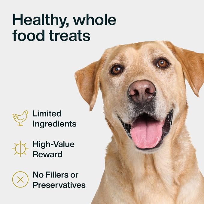 JustFoodForDogs Limited Ingredient Healthy Dog Treats and Dog Snacks, Jerky Treats, Human Grade, Preservative Free, Rawhide Free Chews, Low Calorie Treat - Chicken Apple Bark, 5 oz | Human Grade Chicken Treats for Dogs, Jerky Dog Snacks, Preservative &...