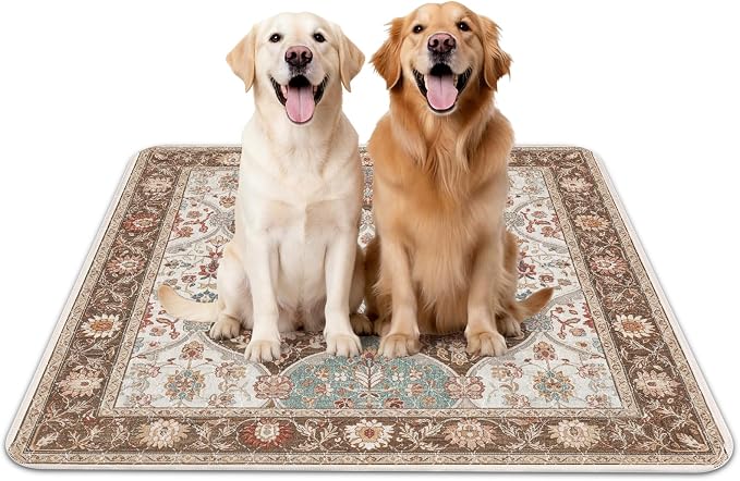 2PACK Washable Pee Pads for Dogs, Reusable Dog Pads Upgrade Non-Slip Dog Pee Pads Heavy Absorbency Puppy Pee Pads Quick Dry Whelping Pads/Waterproof Puppy Training Pad