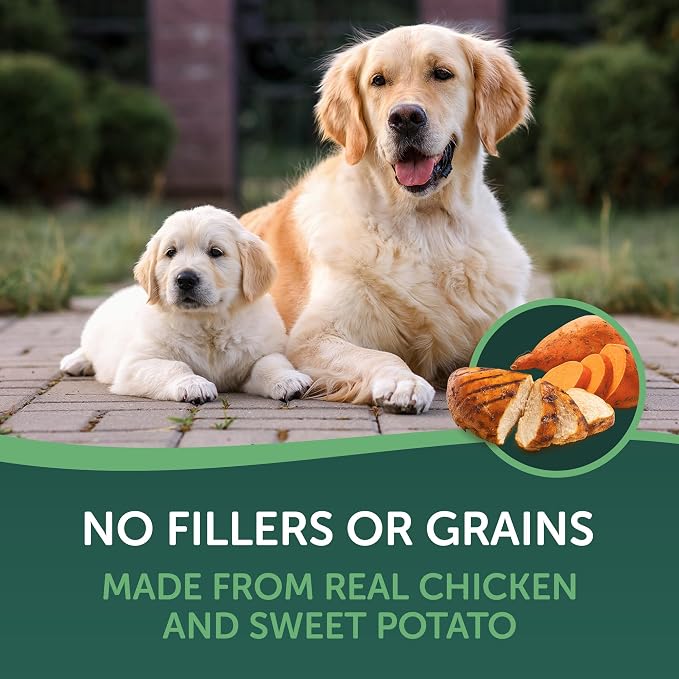 Healthfuls Chicken Wrapped Sweet Potato Dog Treats, 16oz | Premium Chicken Breast, Real Sweet Potato, Vitamins & Antioxidants, No Artificial Colors, Everyday Treat, For All Life Stages