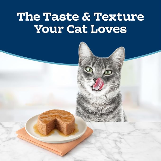 Blue Buffalo Tastefuls Ocean Fish & Tuna Paté Wet Cat Food, 5.5 oz, 24 ct | Real Fish First, Paté Style, No Chicken By-Product, Corn, Wheat, or Soy