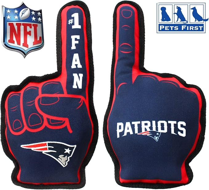 Pets First NFL Unisex NFL #1 Fan Dog Toy