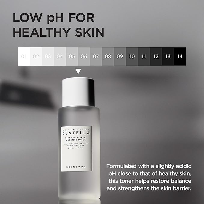 SKIN1004 Tone Balancing Boosting Toner, Korean Face Toner for Dark Spot, Centella Toner with Niacinamide & MadeWhite, Gentle Exfoliating, Radiant Skin, Daily Korean Skin Care, 7.10 fl.oz / 210ml