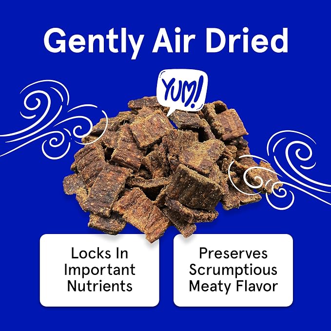 TRMC Real Meat Dog Treats - 12oz Bag of Bite-Sized Air-Dried Lamb Jerky for Dogs - Grain-Free Jerky Dog Treats, Free-Range, Grass Fed Lamb - All-Natural High Protein