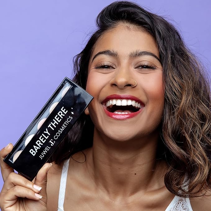 Juwel Cosmetics Eye Shadow Palette, Talc-Free Highly Pigmented Pressed Powder, Eye Makeup Palette that Blends Perfectly, 5 Shades of Paraben-Free and Sulfate-Free Eyeshadow, Barely There