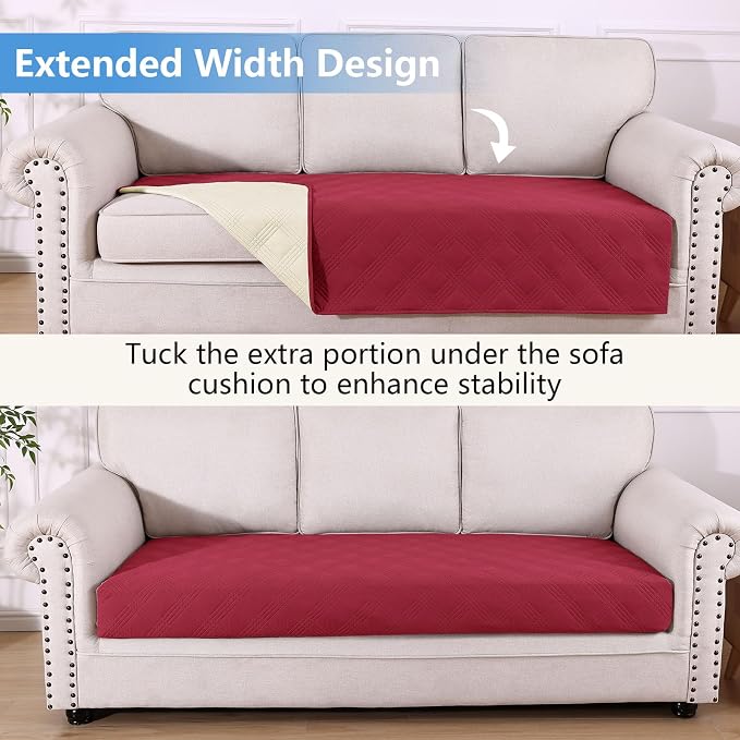 Waterproof Reversible Dog Blanket, Soft Couch Cover for Dogs Washable | Dual-Sided Waterproof Pet Bed Blanket, Resist Stains Spills & Pet Hair, Practical Furniture Protector For Pets, Size 40"x80"