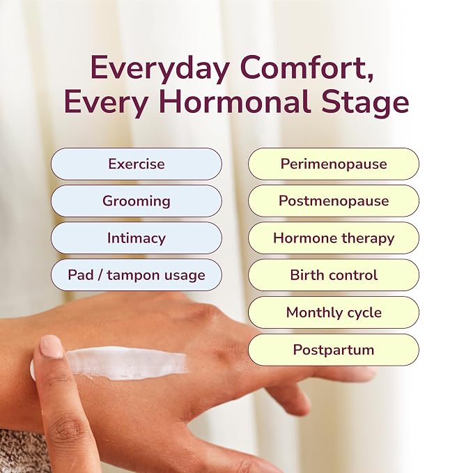 Kindra Daily V Vaginal Moisturizer Lotion - OBGYN Recommended for Dryness & Itch, with Hyaluronic Acid, Odor Support - Estrogen-Free Cream, pH-Balanced Feminine Care - 60 Applications