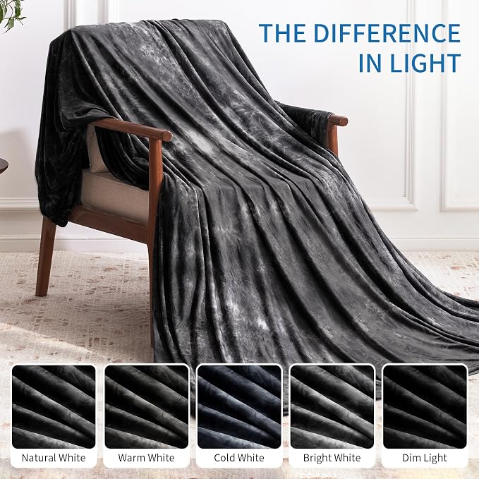 Guohaoi Cooling Blanket for Hot Sleepers and Night Sweats 60"x90" Full Size | Arc-Chill Q-Max >0.5 Cool Fiber,100% Oeko-Tex Certified Lightweight Summer Blanket for Travel/Outdoor Ultra Cold Breathable