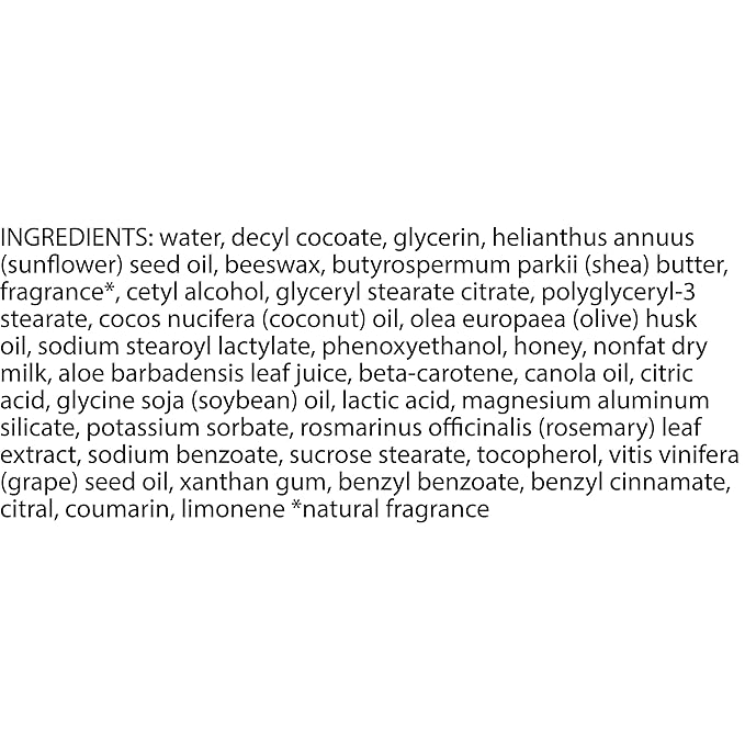 Burt's Bees Body Lotion for Normal to Dry Skin with Milk & Honey, 6 Oz (Package May Vary), (Pack of 6)