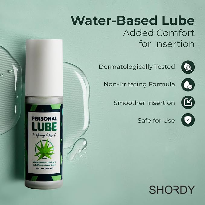 SHORDY Menstrual Cups Set with Applicator & Lube – Reusable Period Cups (Small & Large) for Beginners & Experienced Users – 12-Hour Protection, Feminine Care Kit, Alternative to Disc, Tampons & Pads