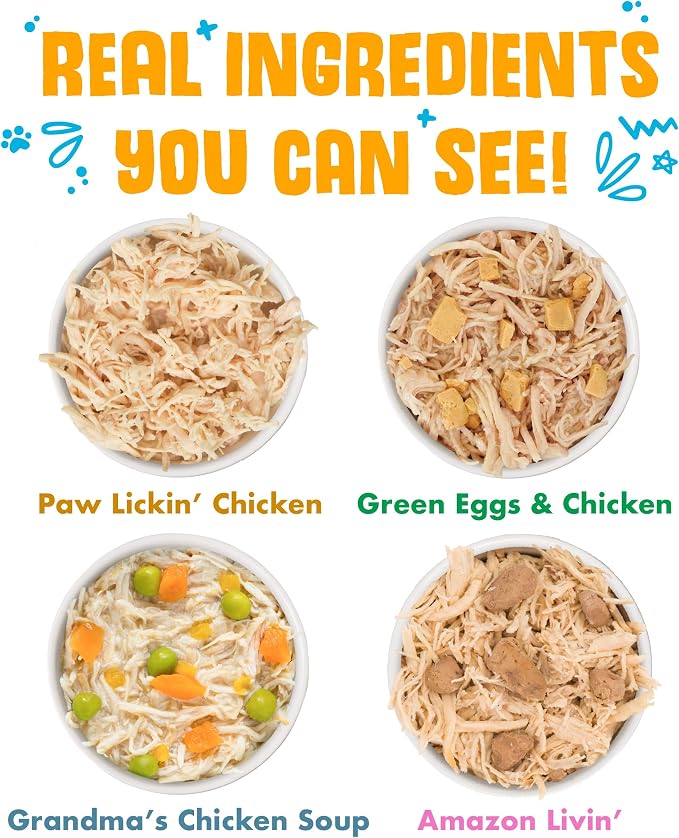 Weruva Classic Cat Food, Paw Lickin Pals Trial Variety Pack, 3oz Can, Pack of 4
