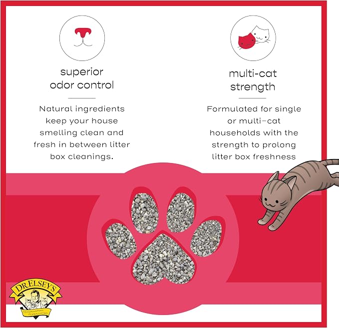 Dr. Elsey's Cat Attract Clumping Clay Cat Litter 40 lb. Bag