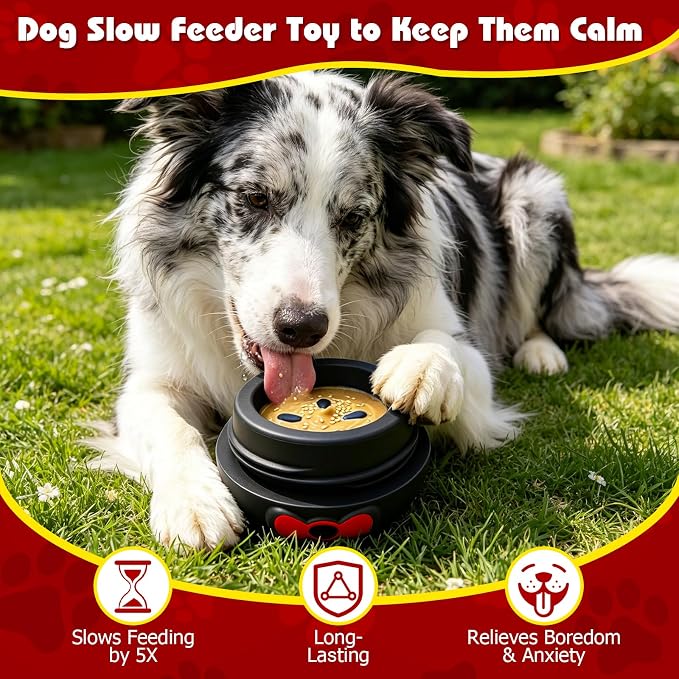 Yipetor Wobbly Dog Chew Toy, Frozen Treat Lick Ball for Medium Large Dogs