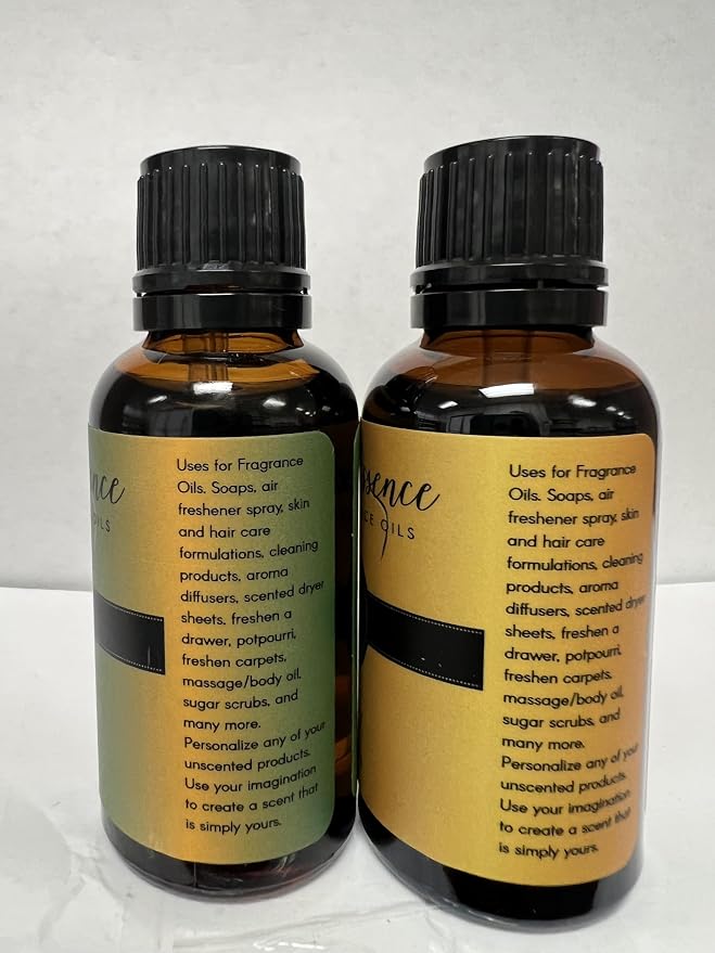 Eternal Essence Oils 2 Pack 30ml Premium Fragrance Oil - Basil Nectarine & Honey & Shea - for Candle, Soap Making, Aromatherapy, Diffusers, Home Care, & Humidifiers