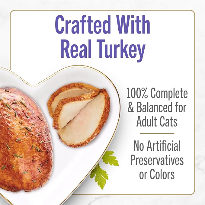 Fancy Feast Purina Petites with Roasted Turkey Entrée with Sweet Potato in Gravy Gourmet Wet Cat Food - 2.8 oz. Tubs,(Pack of 24)