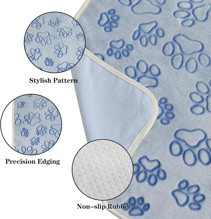 Reusable Puppy Pads, Washable Pee Pads, Leakproof 23"x 36" 2 Pack | High Absorbency Dog Training Pads, Wee Wee Pads With Waterproof Non-Slip Base For Indoor Potty, Crates, Playpen & Senior Dogs