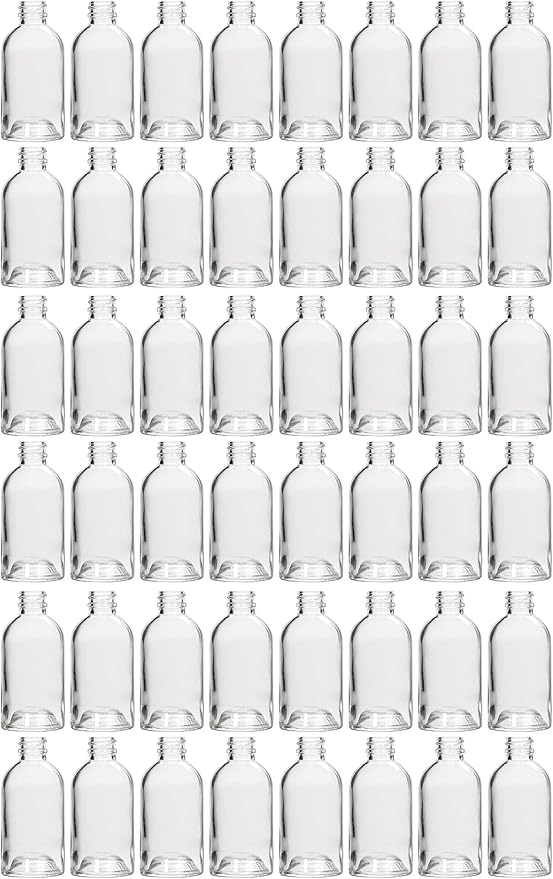 Hosley Boston Round Style,85ml Capacity Premium Aromatherapy Vessels for DIY Essential Oil Blends and Home Fragrance (Bottles Only) Set of 48