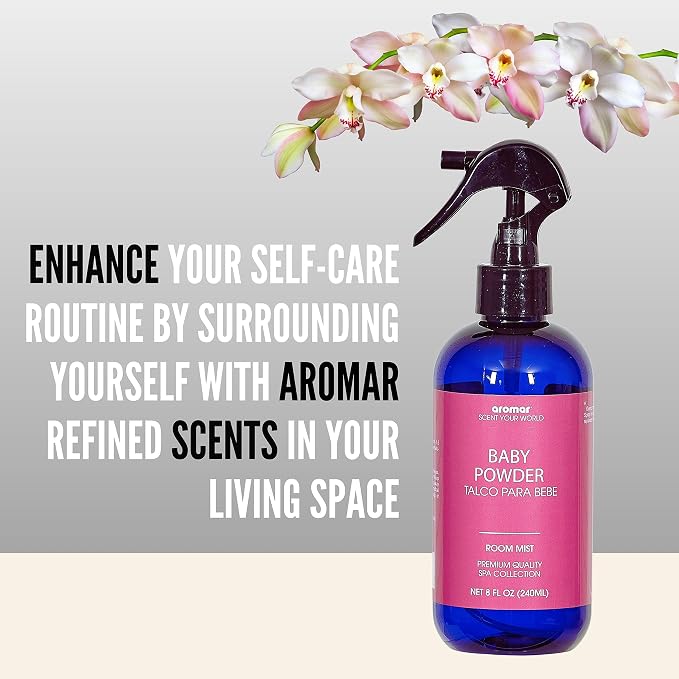 Aromar Essential Room Mist and Fabric Spray with Natural Freshener Aromatherapy for a Fresh and Rejuvenated Home 8 oz Sea Breeze