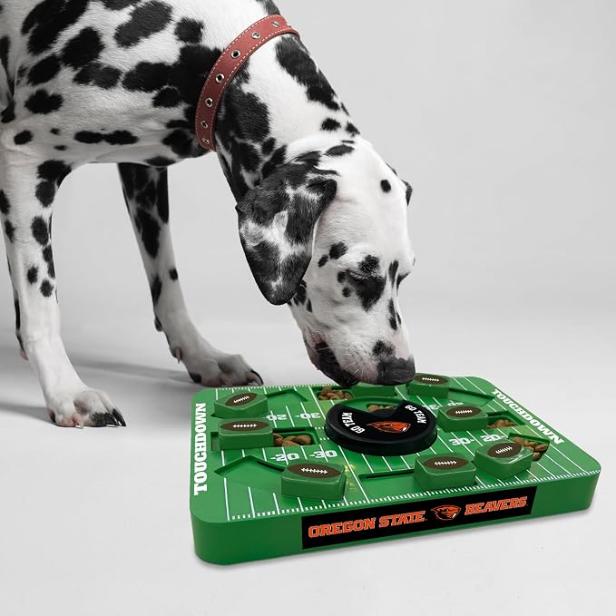 Pets First NCAA Oregon State Large Puzzle Toy, Dog Puzzle Treat Toy, New Large Size, Interactive Dog Treat Toy, Dog Slow Feeding Toy