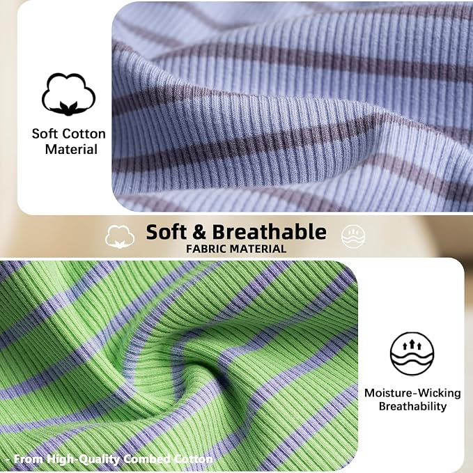 Koneseve Dog Shirt 2 Pack Breathable Sleeveless Vest, Stretchy & Soft, Purple & Vivid Green Size 4XL