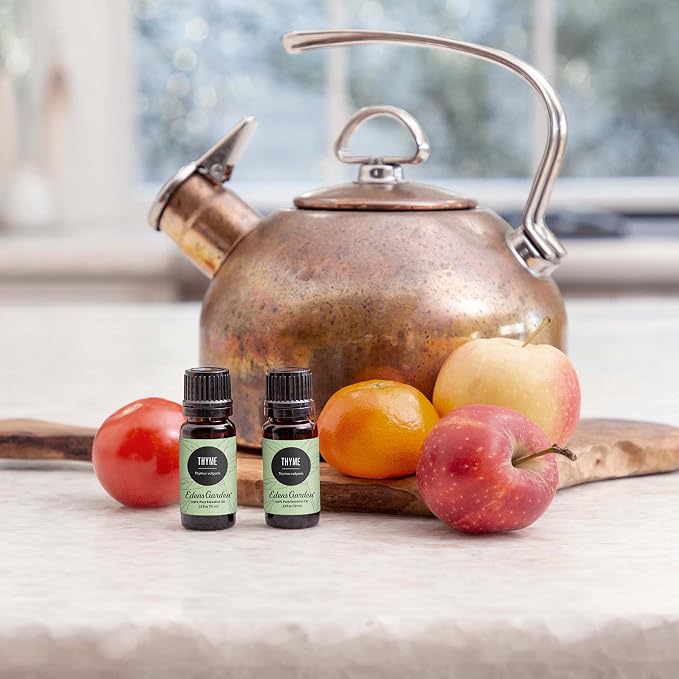 Edens Garden Thyme Essential Oil- 100% Pure Premium Grade, Undiluted, Natural, Therapeutic, Aromatherapy, The Best for Diffuser, Candle, Laundry, Kid Safe 10 ml (.33 fl oz)