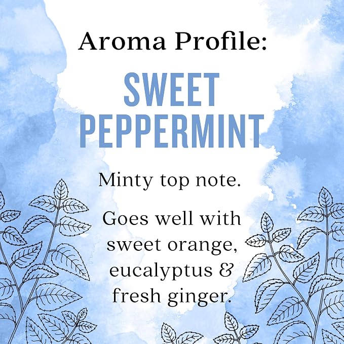 Aura Cacia Sweet Peppermint Essential Oil 2 fl. oz.