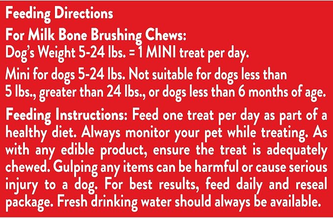 Milk-Bone Brushing Chews, Mini, Original Flavor, 90 Dental Treats | 5 (18-count) bags, Daily dog dental treats, For dogs 5-24 lbs., Original chicken flavor