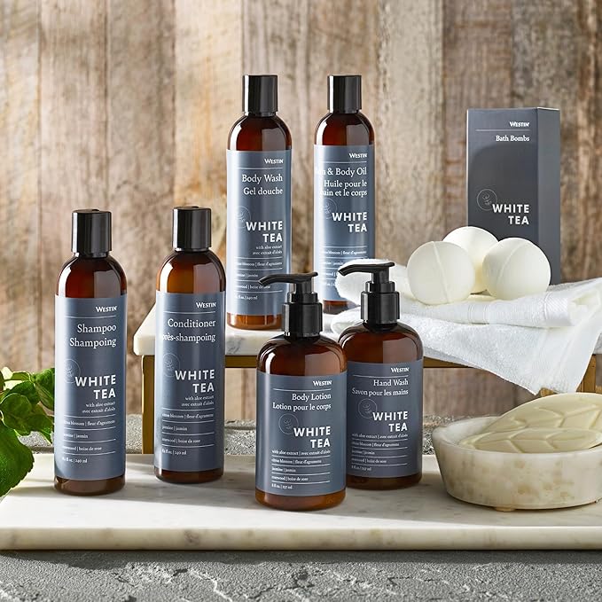 Westin White Tea Aloe Body Wash - Hydrating Bath and Shower Gel with Signature White Tea Aloe Scent - 8 ounces