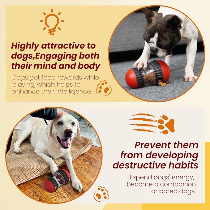 Dog Puzzle Toy, Interactive Dog Toys - Slow Feeder Puzzle Toy